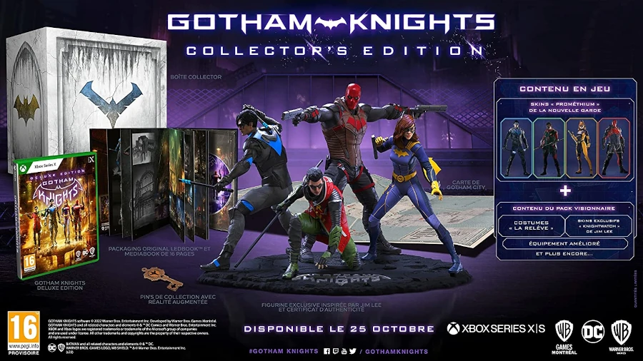 Contenido Gotham Knights Collector's Edition