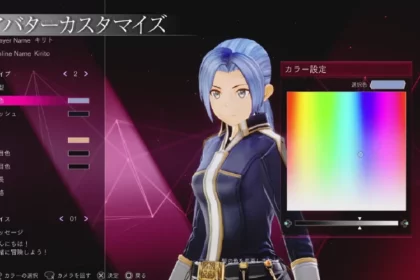 Personalización de personajes en Sword Art Online: Last Recollection