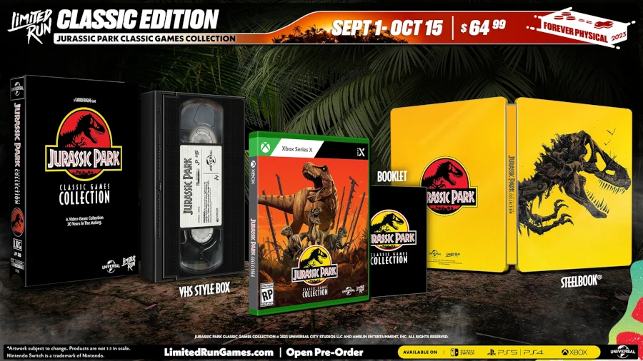 Contenido Jurassic Park: Classic Games Collection Classic Edition