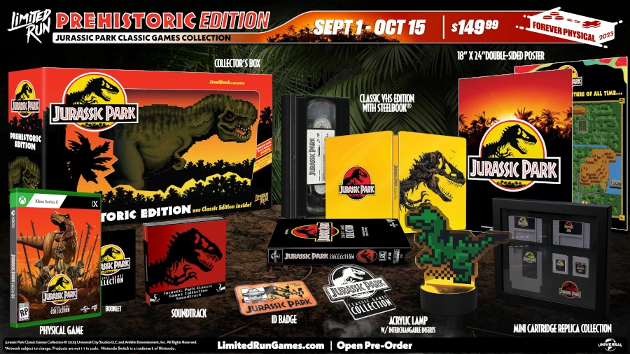 Contenido Jurassic Park: Classic Games Collection Prehistoric Edition