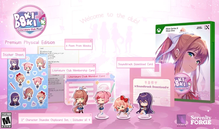 Contenido Doki Doki Literature Club Plus!