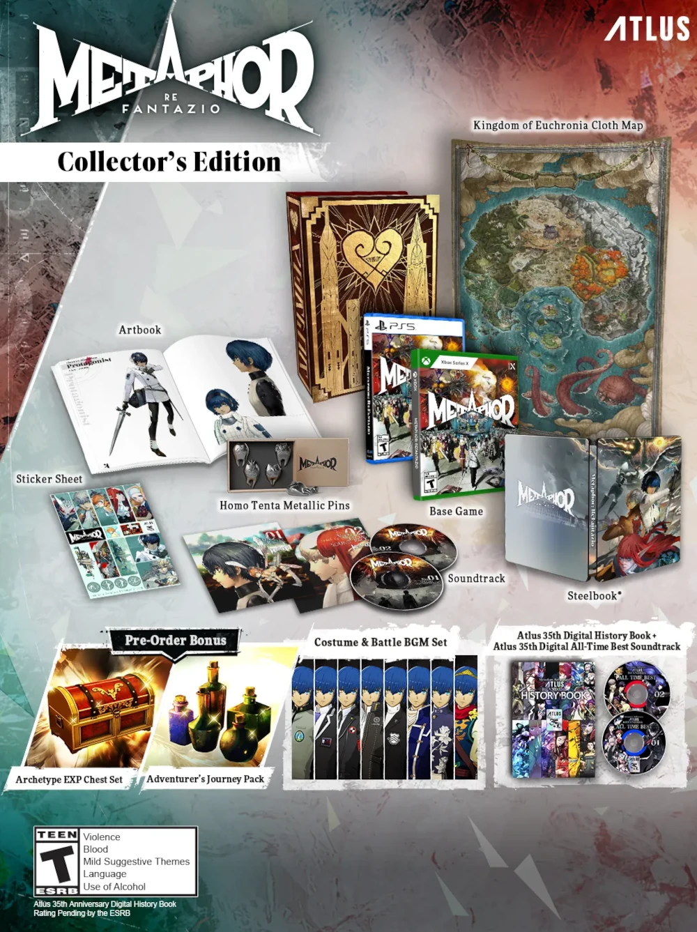 Metaphor: ReFantazio Collector's Edition formato físico xbox