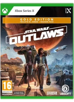 Star Wars Outlaws Gold Edition en formato físico para xbox