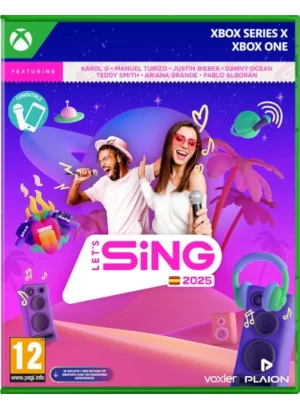 Let's Sing 2025 en formato físico para xbox