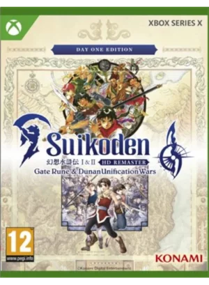 Suikoden I & II HD Remaster: Gate Rune & Dunan Unification Wars en formatof ísico para xbox