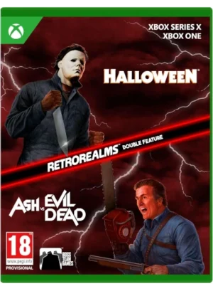 Halloween and Ash vs Evil Dead RetroRealms Double Feature en formato físico para xbox